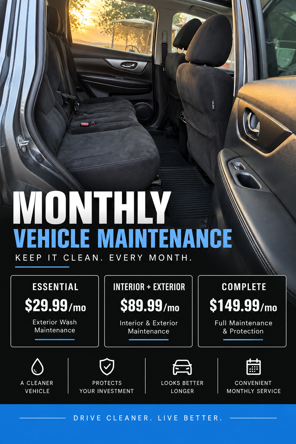 Archie’s Monthly Vehicle Maintenance